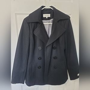 Womens Calvin Klein Peacoat